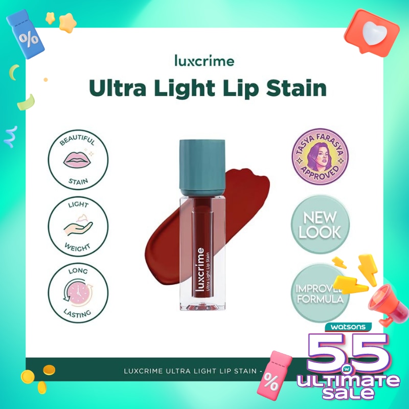 Luxcrime Ultra Light Lip Stain Wine