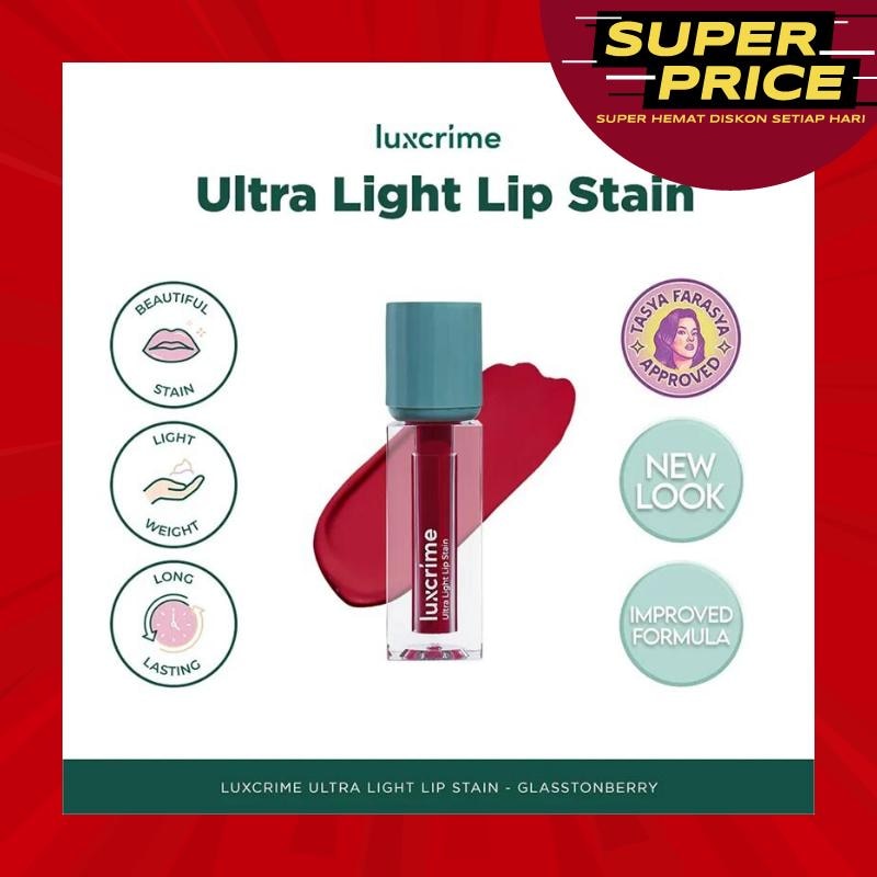 LUXCRIME ULTRA LIGHT LIP STAIN GLASSTONB