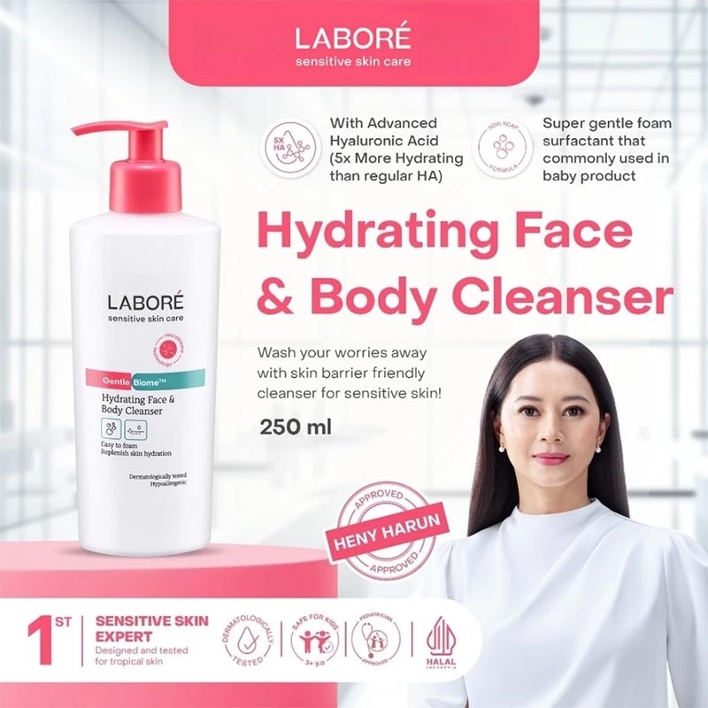 GentleBiome Hydrating Face & Body Cleanser 250ml