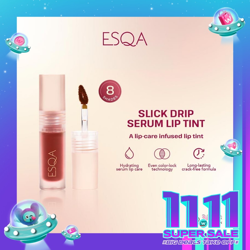 ESQA ESQA SLICK D LIP TINT FLAMING RED