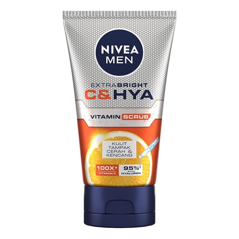 Nivea Men Extra Bright C&HYA Vitamin Face Scrub 100Ml