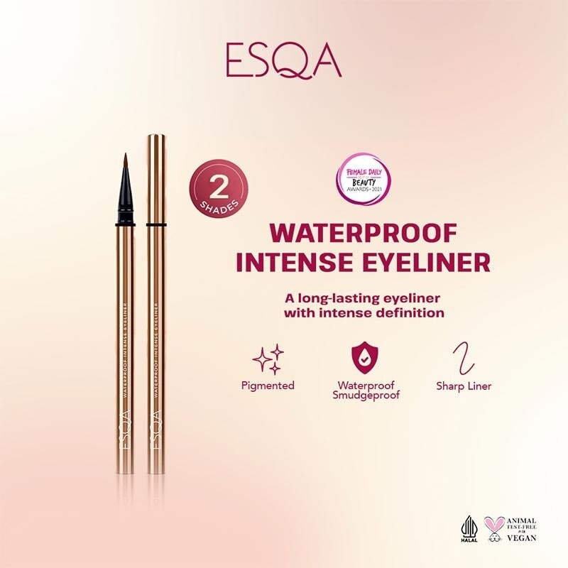 ESQA WATERPROOF INTENSE EYELINER CHAI