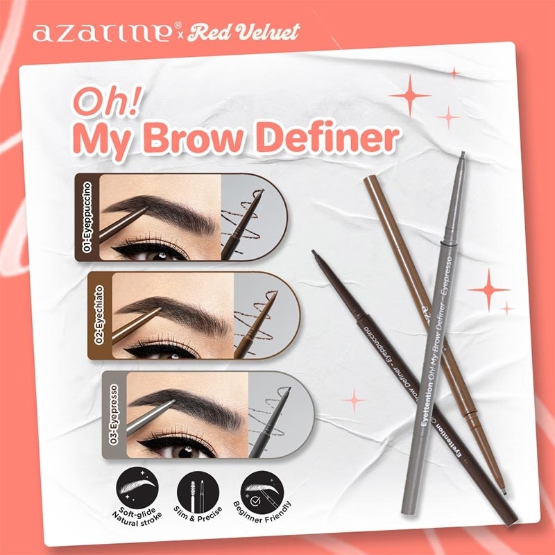 Azarine Oh! My Brow Definer Eyepuccino Dark Brown