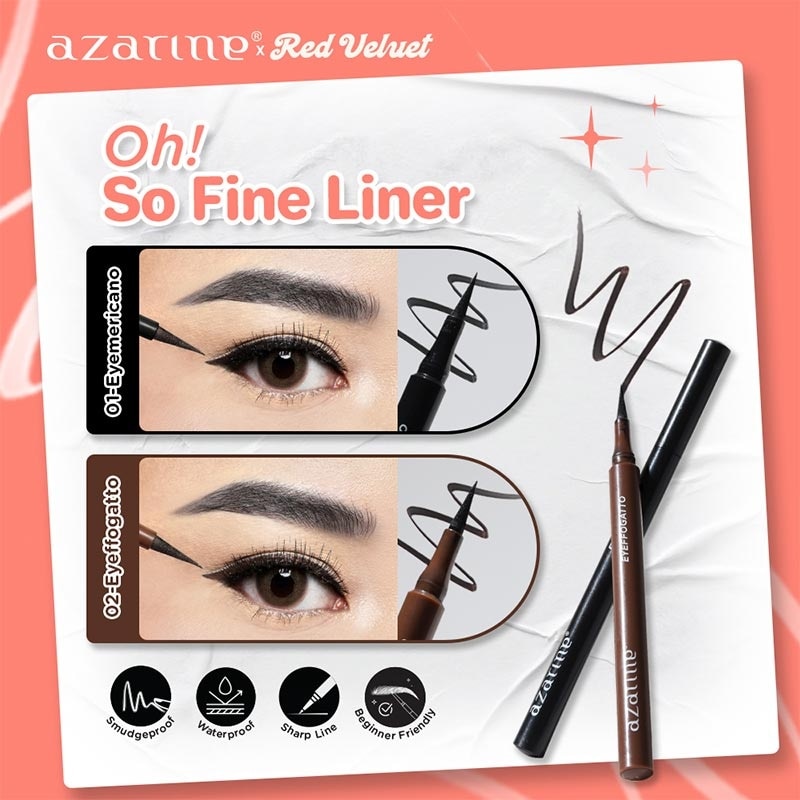 Azarine Oh! So Fine Liner Eyeffogatto Brown