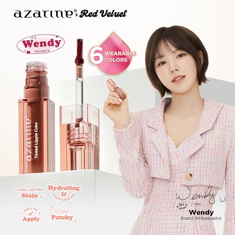 Azarine Tinted Lippie Cake Choco Biscuit