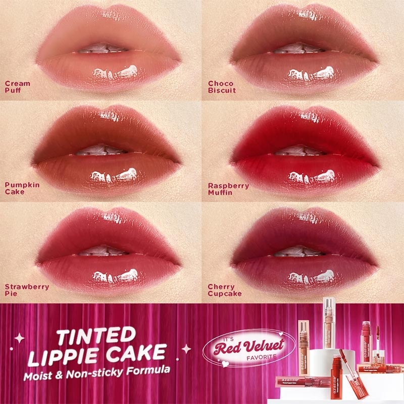 Azarine Tinted Lippie Cake Choco Biscuit