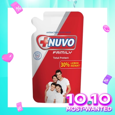 NUVO Nuvo Family Sabun Mandi Cair Merah Pouch 800ml