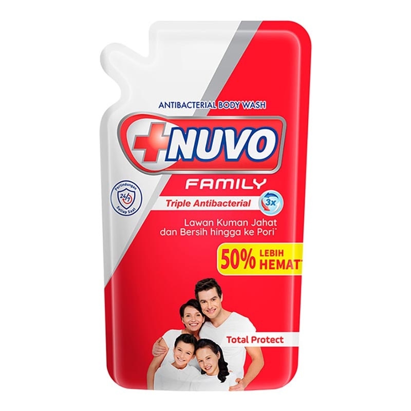 Family Sabun Mandi Cair Merah Total Protect Pouch 800ml