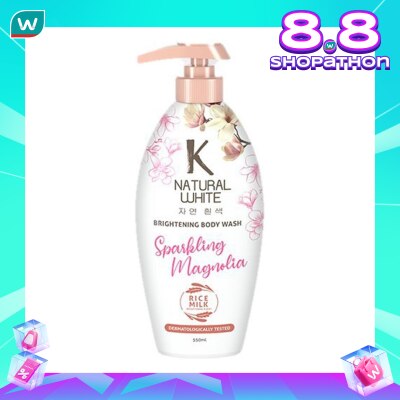 K NATURAL K Natural Bodywash White Magnolia Bottle 500 Ml