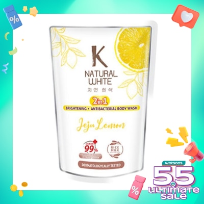 K NATURAL K Natural Bodywash White Jeju Lemon Pouch 400Ml