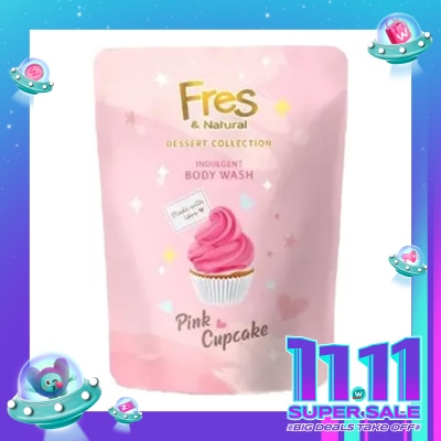 FRES & NATURAL Fres & Natural Dessert Collection Body Wash Pink Cupcake 400 Ml