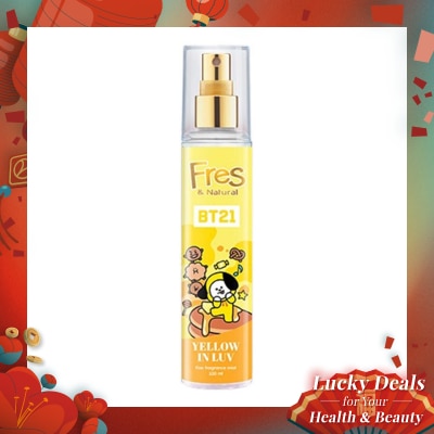 FRES & NATURAL Fres & Natural Spray Cologne BT 21 Yellow In Luv Botol 100 ml
