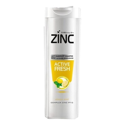 ZINC ZINC SHAMPOO ACTIVE FRESH BTL 340ML