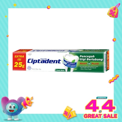 CIPTADENT - Pasta Gigi Maxi Jumbo Cool Mint 225+25g