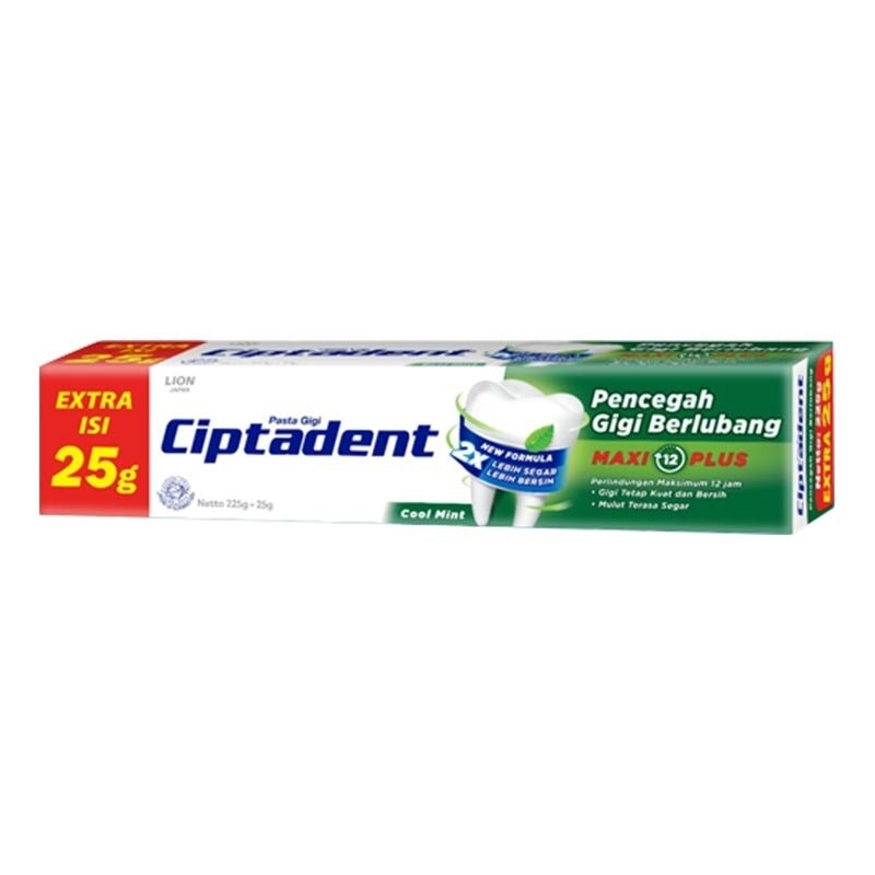 CIPTADENT TP COOL MINT MAXI 225+25GR