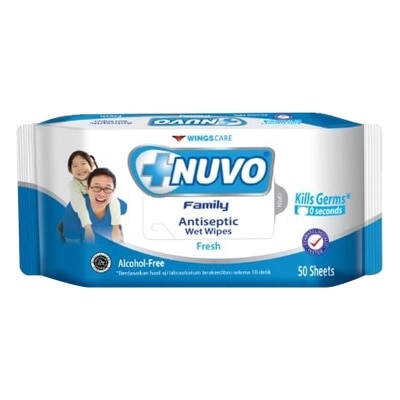 NUVO Nuvo Wet Wipes Biru 50S