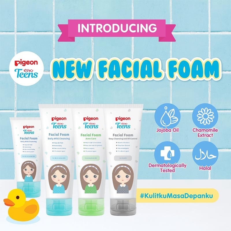 Pigeon Teens Facial Foam Daily Mild Cleansing 100ml