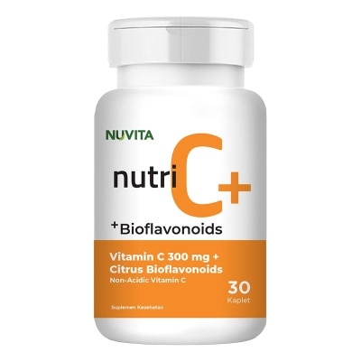 NUVITA - Nutri C 300Mg + Citrus Bioflavonoids Tablet 30'S