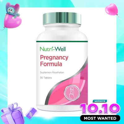NUTRIWELL Pregnancy Formula Tablet 30'S image