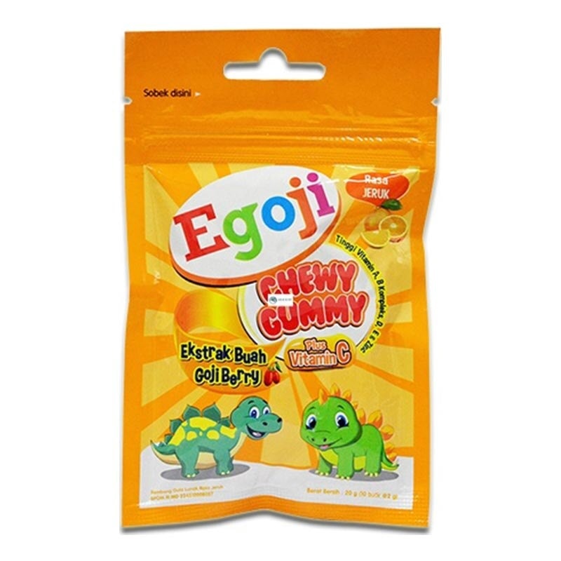 Egoji Chewy Gummy Jeruk 10'S