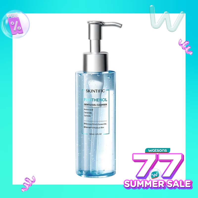SKINTIFIC PANTHENOL GNTL GEL CLNSR 120ML