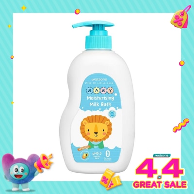 WATSONS - W MOIST MILK BABY BATH 500ML