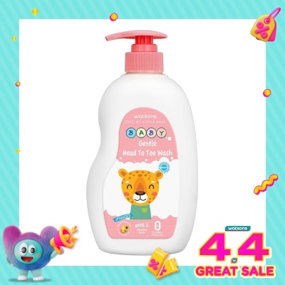 WATSONS - Gentle Baby Head to Toe Wash 500ml