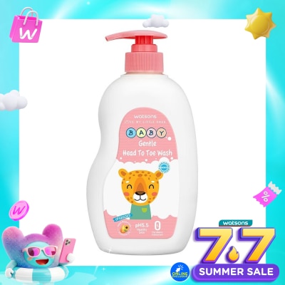 WATSONS COLLECTION - Gentle Baby Head to Toe Wash 500ml