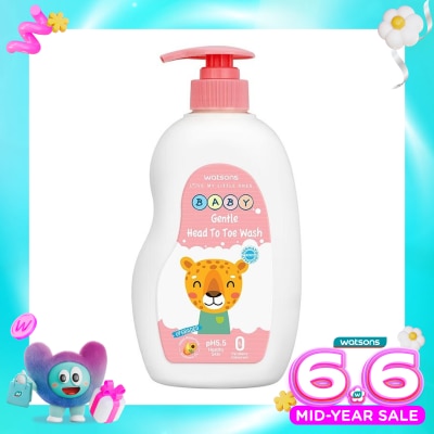 WATSONS COLLECTION - Gentle Baby Head to Toe Wash 500ml