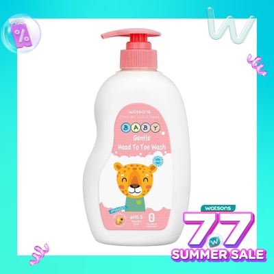 WATSONS Watsons Gentle Baby Head to Toe Wash 500ml