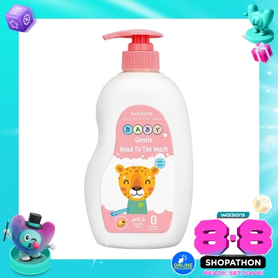 WATSONS COLLECTION - Gentle Baby Head to Toe Wash 500ml image