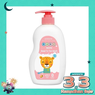 WATSONS Gentle Baby Head to Toe Wash 500ml