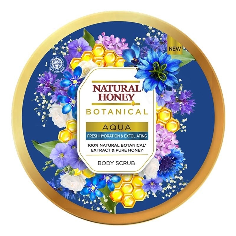 NATURAL HONEY B/SCRUB BOTANIC AQUA 200ML