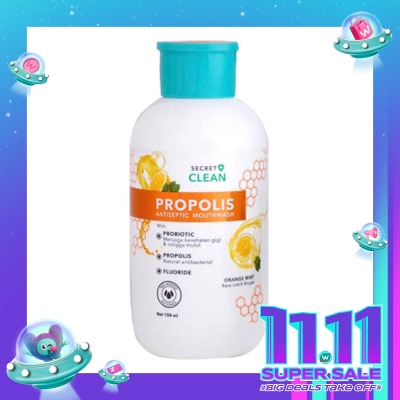 SECRET CLEAN SECRET CLN PROPOLIS MW ORANGEMINT 150ML