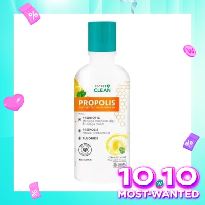 SECRET CLEAN SECRET CLN PROPOLIS MW ORANGEMINT 500ML