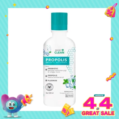 SECRET CLEAN - SECRET CLN PROPOLIS MW PEPPERMINT 500ML