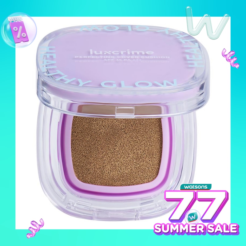 LUXCRIME Luxcrime Perfecting Cover Cushion: Healthy Glow SPF 35 PA+++ N02