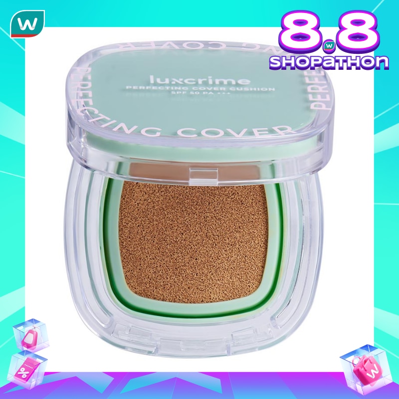 Luxcrime Perfecting Cover Cushion: Velvet Matte SPF 50 PA+++ W02