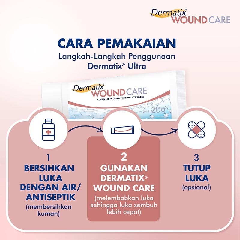 Dermatix Wound Care 20g - Bantu Mempercepat Penyembuhan Luka