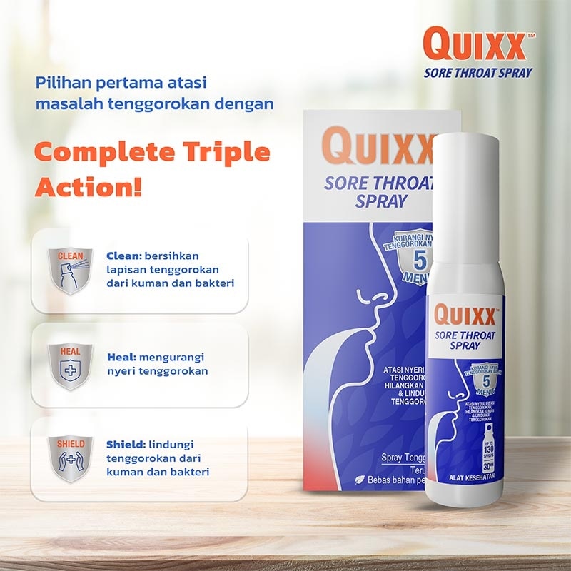 QUIXX SORE THROAT SPRAY 30 ML (BTL)