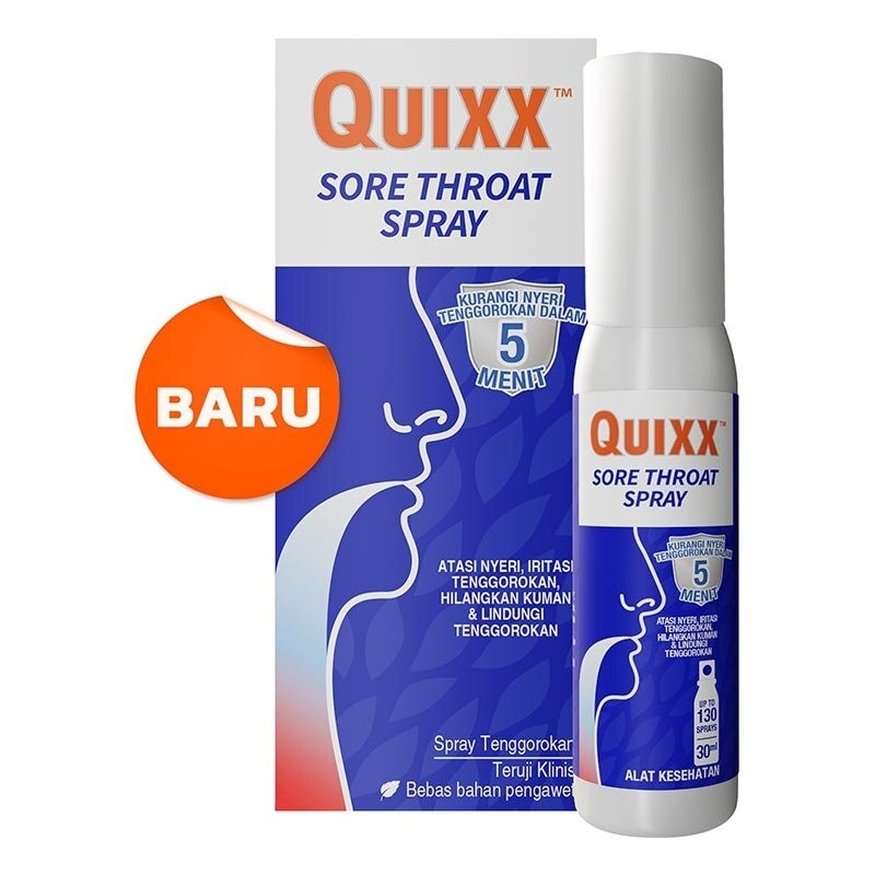 QUIXX SORE THROAT SPRAY 30 ML (BTL)