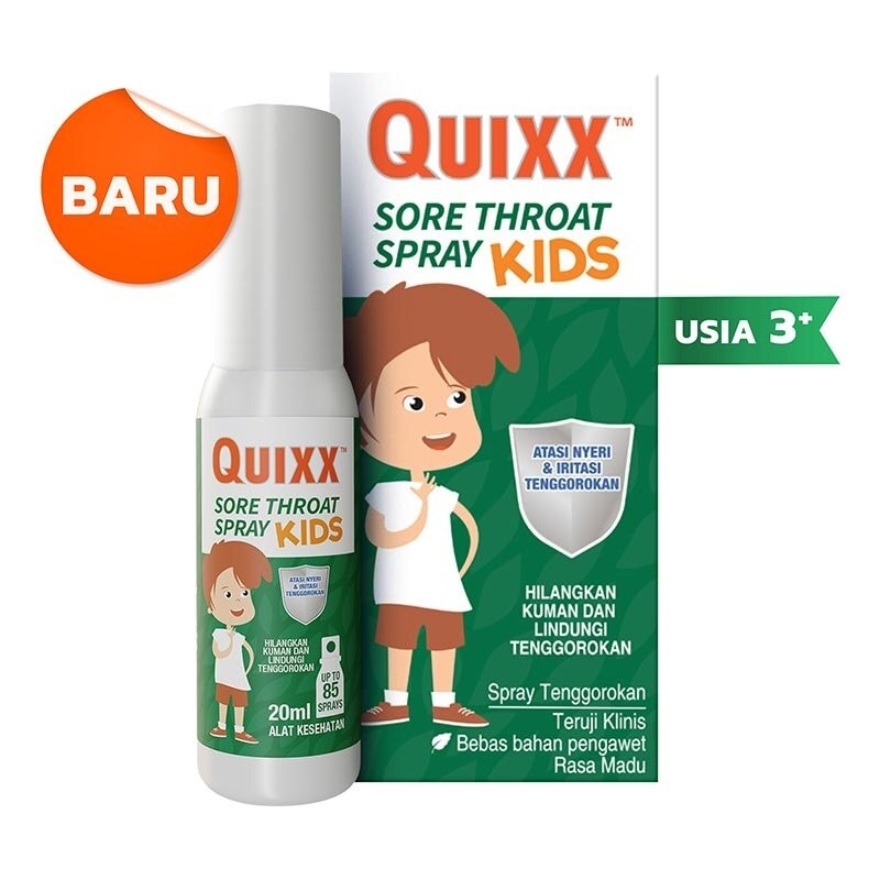 Quixx Sore Throat Kids Spray 20Ml