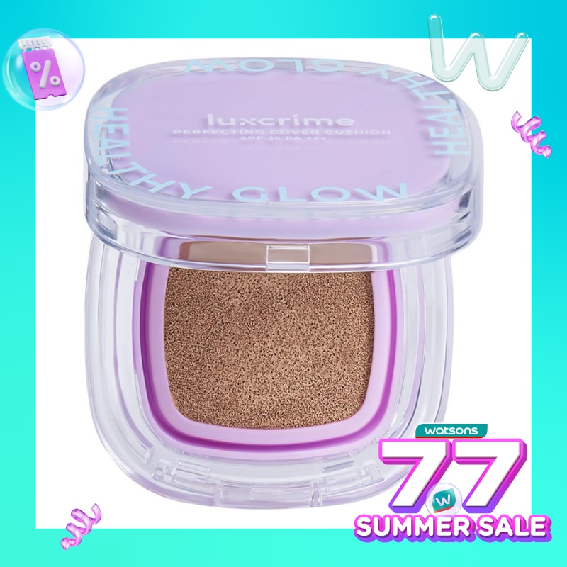 LUXCRIME Luxcrime Perfecting Cover Cushion: Healthy Glow SPF 35 PA+++ N01