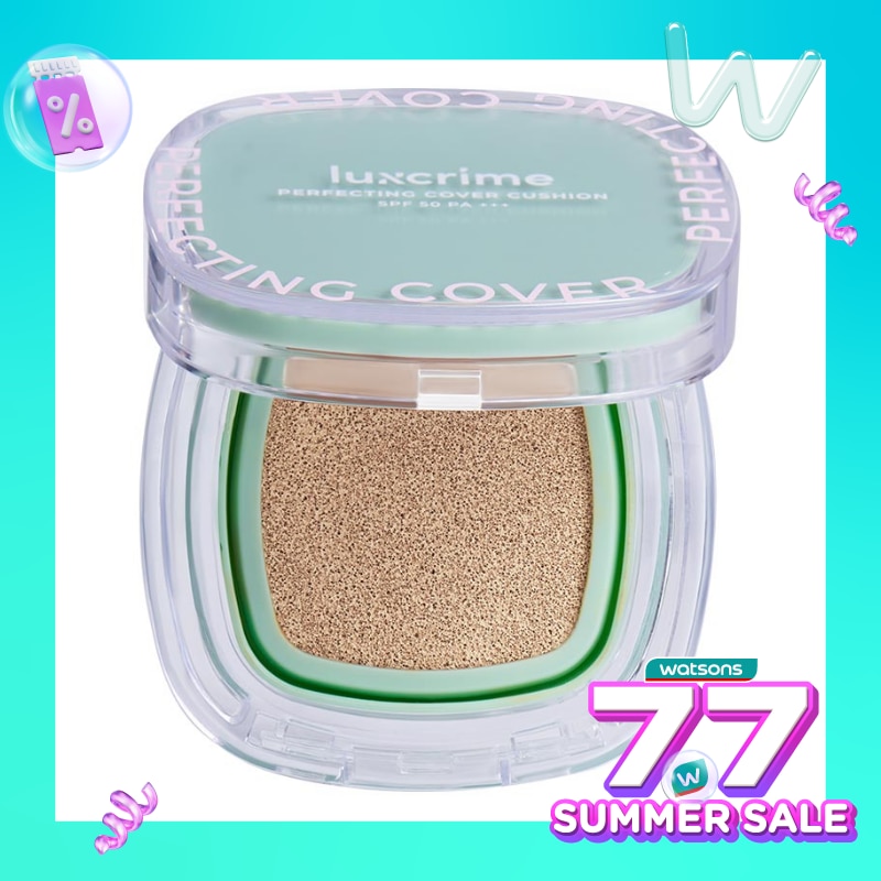 Luxcrime Perfecting Cover Cushion: Velvet Matte SPF 50 PA+++ N00