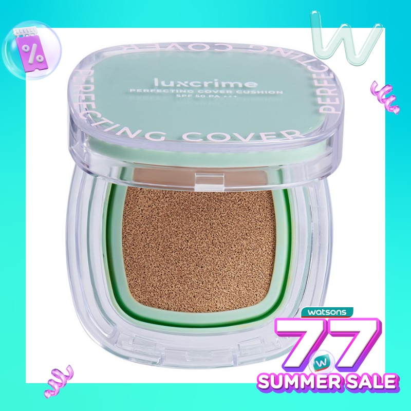 Luxcrime Perfecting Cover Cushion: Velvet Matte SPF 50 PA+++ N02