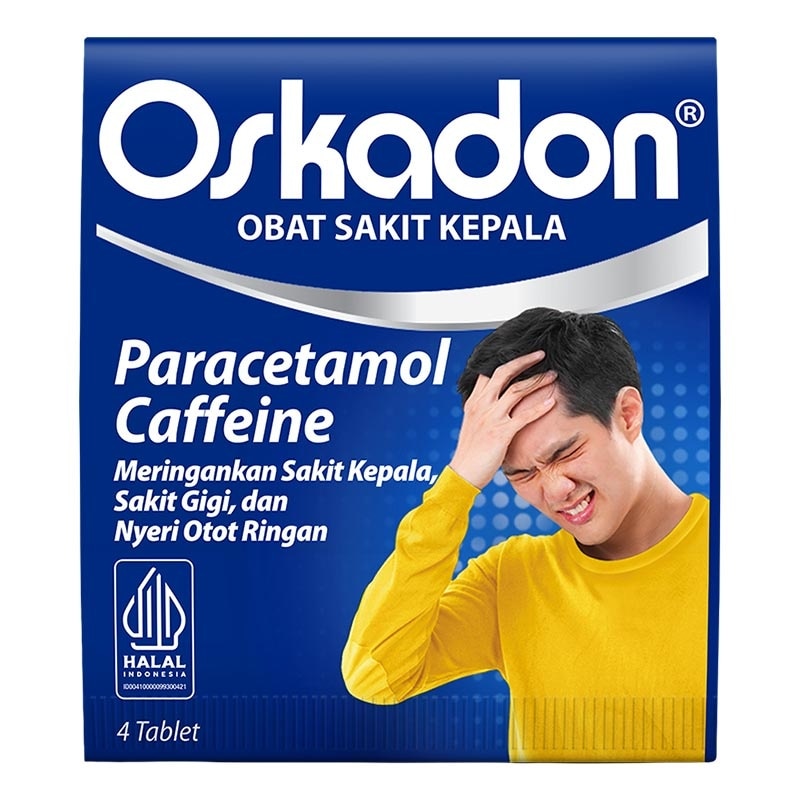 Obat Sakit Kepala Tablet 1 Catch Cover @ 4'S