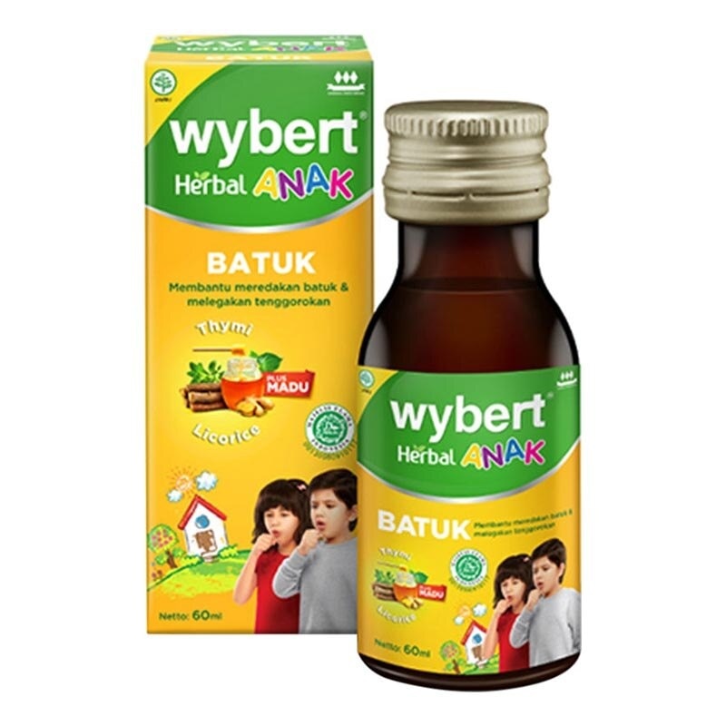 WYBERT BATUK HERBAL ANAK 60 ML (SYR)