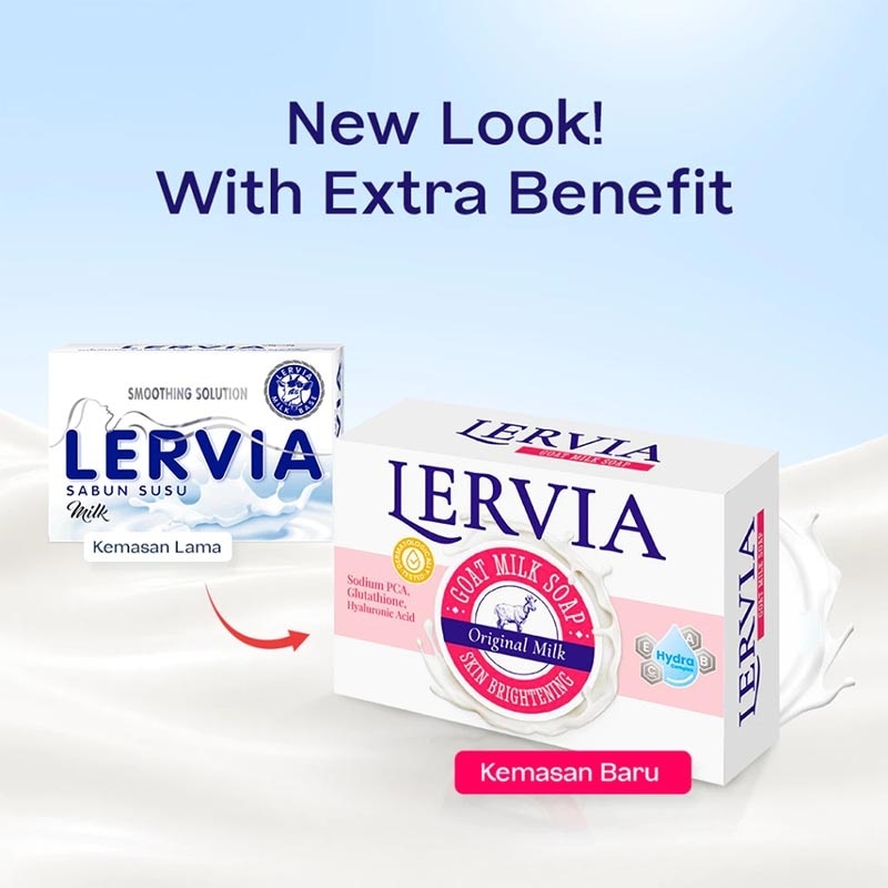 Lervia Sabun Susu Milk 90 g image
