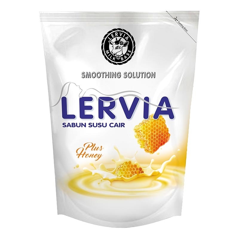 Lervia Sabun Susu Cair Plus Honey 400 ML