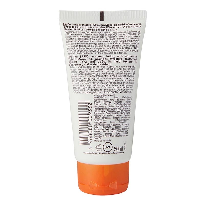 Sunscreen Lotion Face & Body SPF 50 50ml